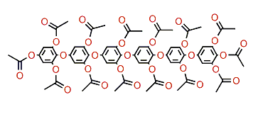 Hydroxyhexaphlorethol tetradecaacetate